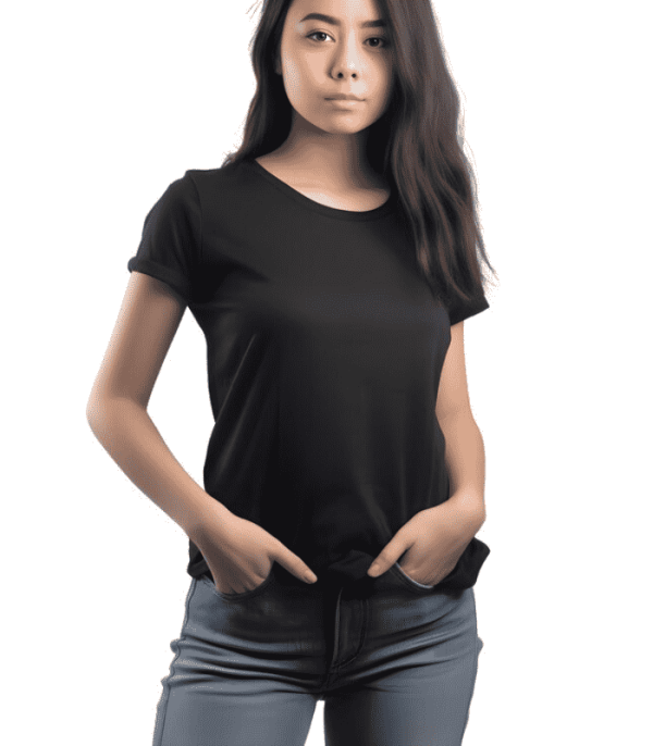 print black t'shirt medium size
